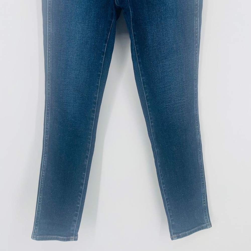 Madewell Curvy High Rise Skinny Jeans Dark Wash Size 23 Classic Rigid Denim - Picture 3 of 10
